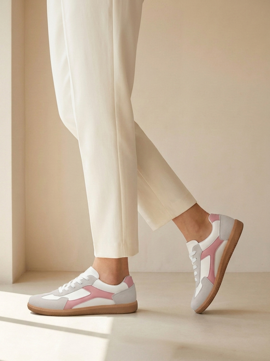 Harper | Baskets En Cuir Rétro