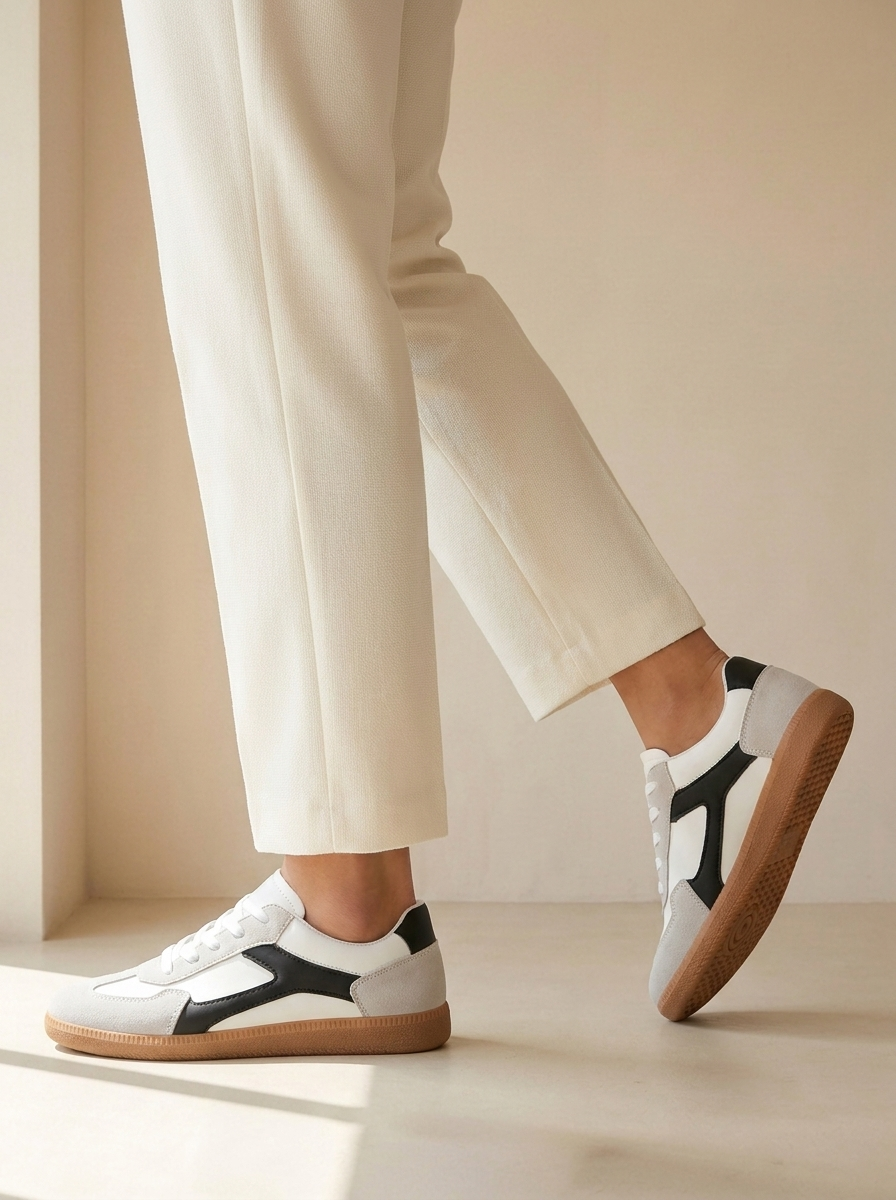 Harper | Baskets En Cuir Rétro