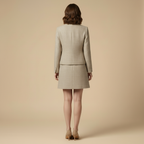 Elara - Ensemble Tailleur Jupe En Tweed