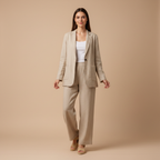 Mila - Ensemble Blazer Et Pantalon En Lin