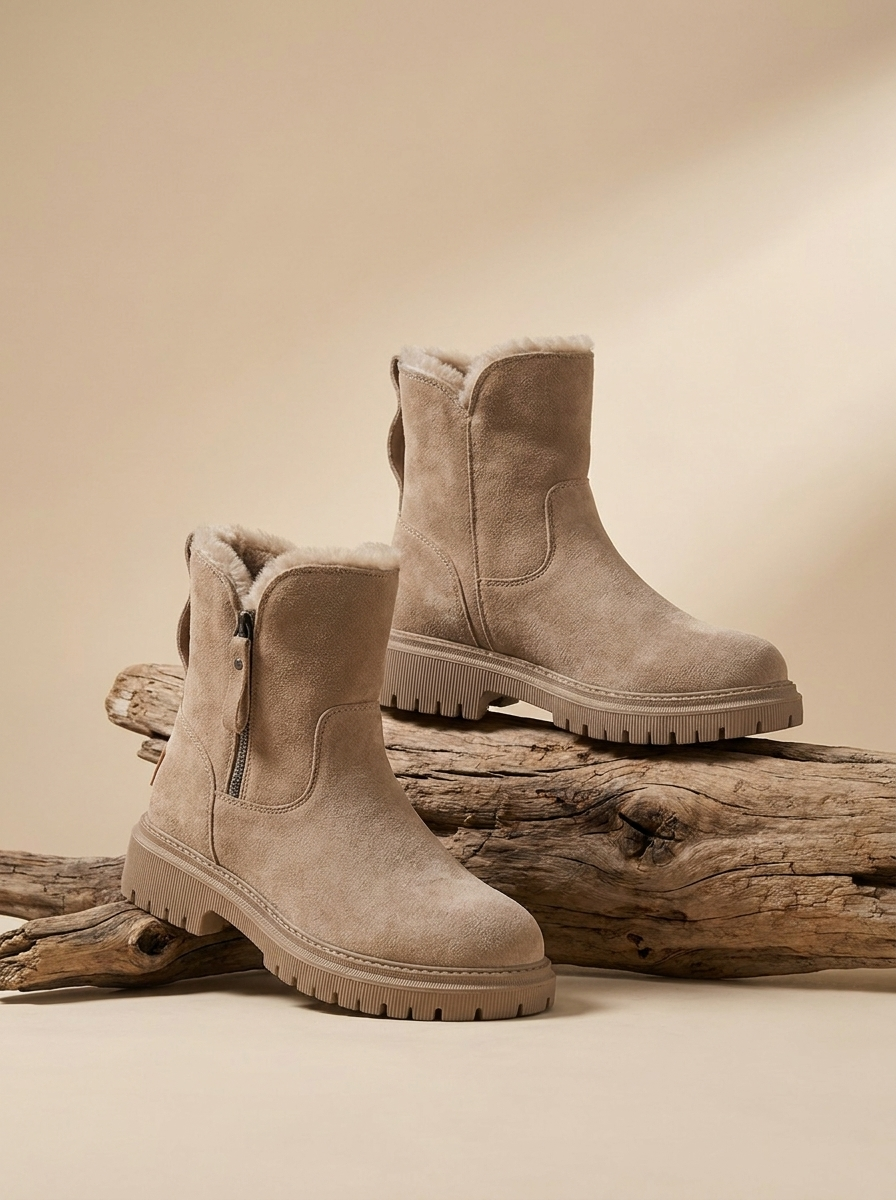 Elara | Bottines Fourrées Zippées