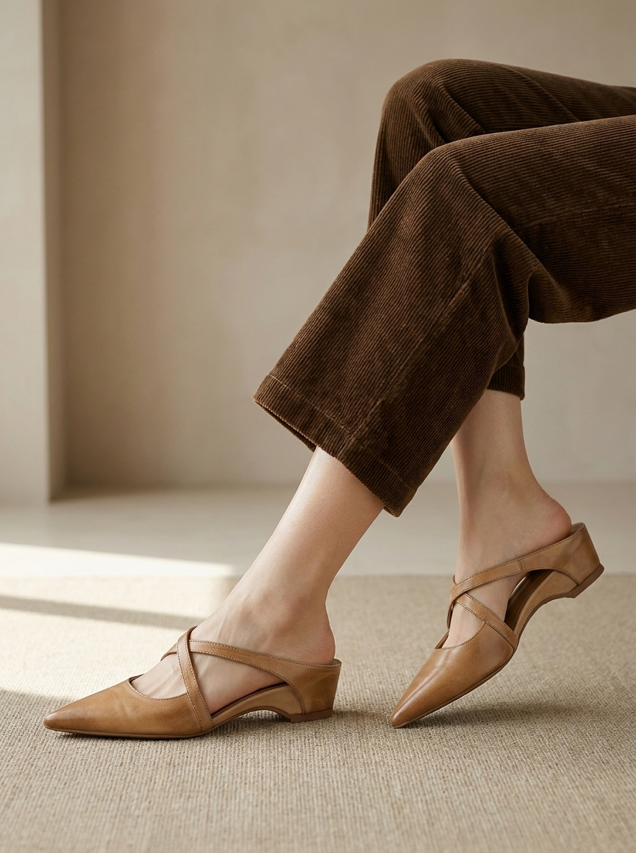 Aria | Mules Élégantes À Bride Croisée