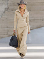 Élise | Robe Maxi Zippée
