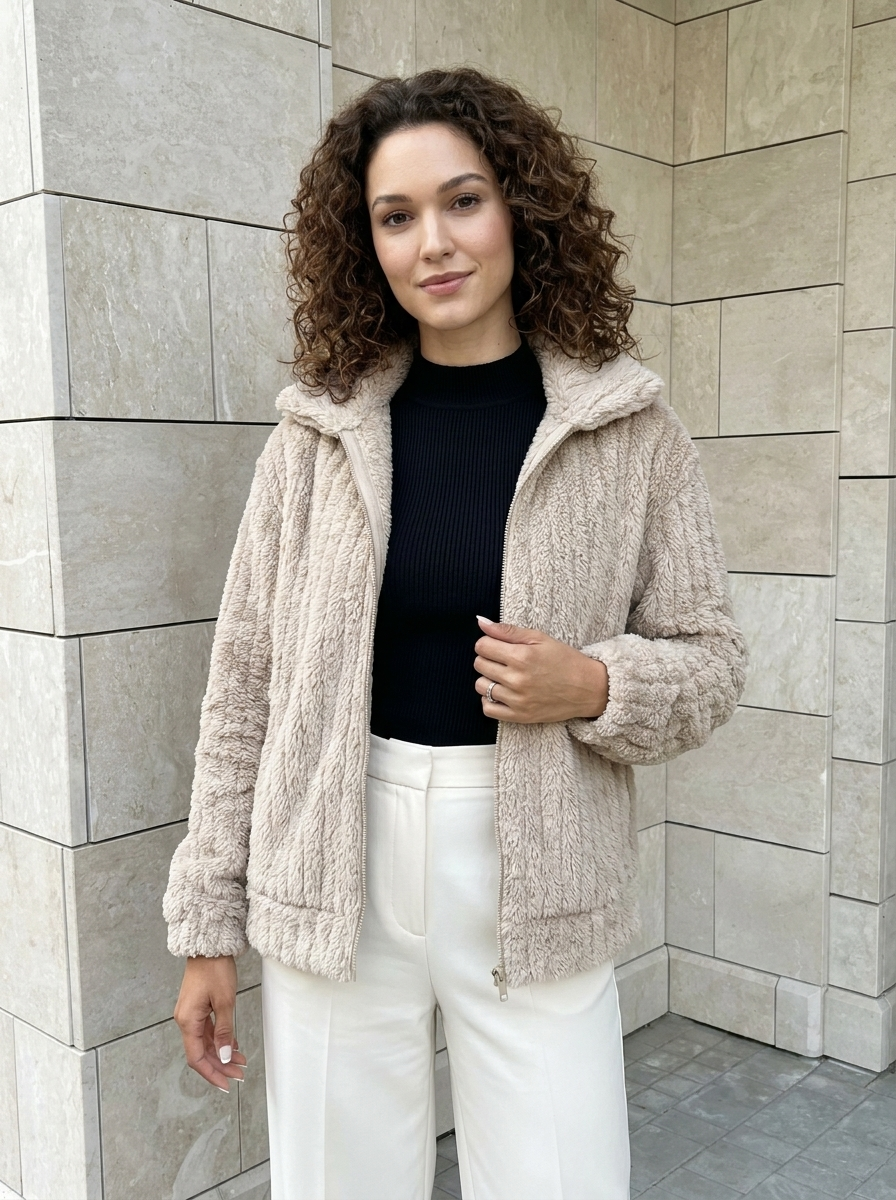 Noémie | Veste Polaire Zippée Douce