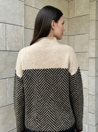 Solène | Pull Col Roulé À Chevrons