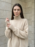 Élodie | Pull Col Roulé Oversize