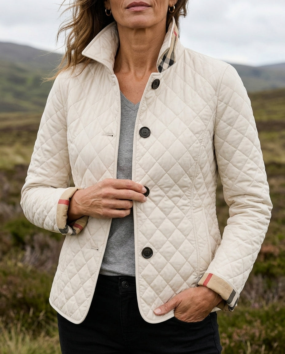 Aurélie | Veste Matelassée Légère Col Montant