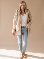 Roxane | Veste Polaire Capuche Coupe Oversize