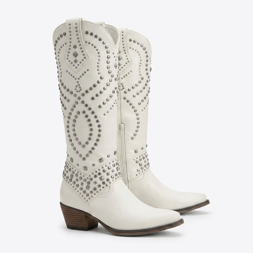 Selene | Bottes Western Cloutées