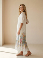 Elvara | Robe Maxi À Imprimé Floral Et Coupe Ample