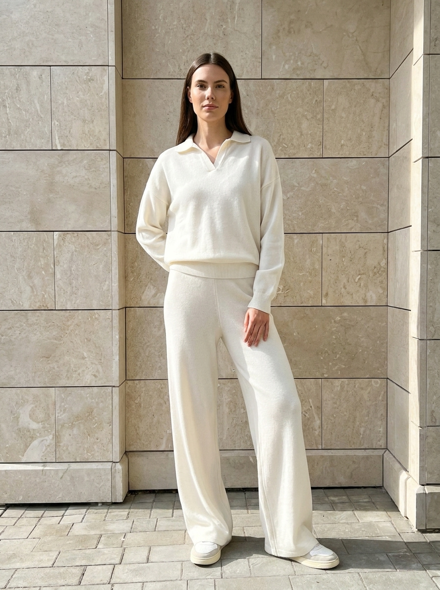 Éléa | Ensemble Décontracté à Pantalon Large