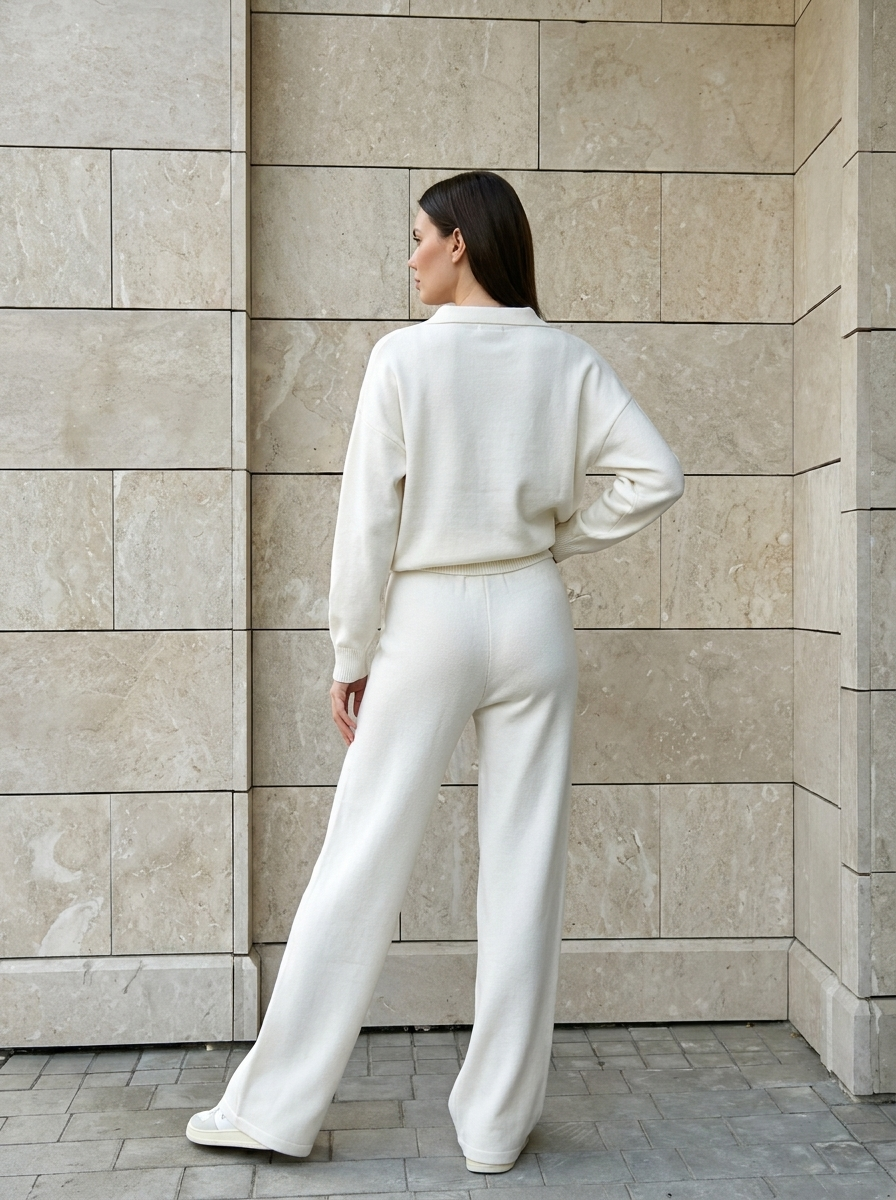 Éléa | Ensemble Décontracté à Pantalon Large