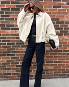Arielle | Veste Bomber Suédine