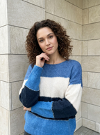 Alina | Pull Rayé Colorblock