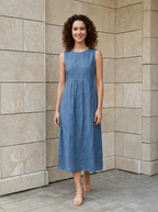 Elodie | Robe Midi Sans Manches