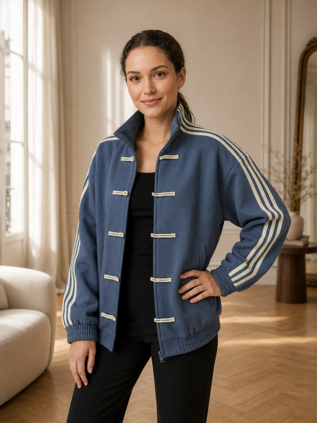 Yséa | Veste Sport Rétro À Rayures