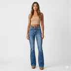 Rosalie | Jean Taille Haute Coupe Flare