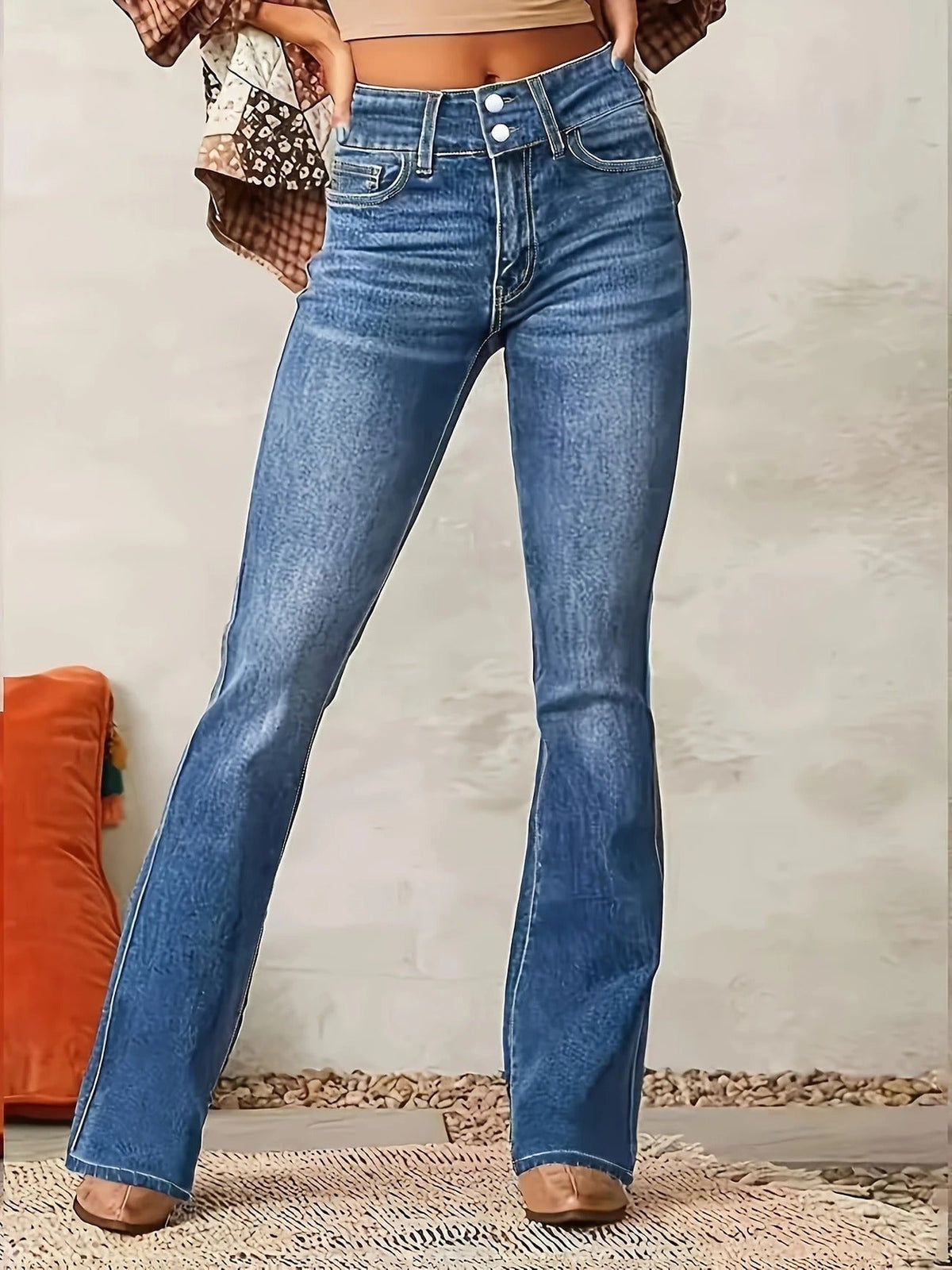Rosalie | Jean Taille Haute Coupe Flare