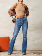 Rosalie | Jean Taille Haute Coupe Flare