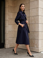 Colette | Trench Élégant Ceinturé à Double Boutonnage