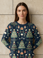 Aurélie | Pull Décontracté à Motifs Patchwork