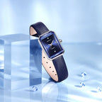 Colette | Montre Bracelet Cuir Boîtier Rectangulaire