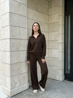 Éléa | Ensemble Décontracté à Pantalon Large