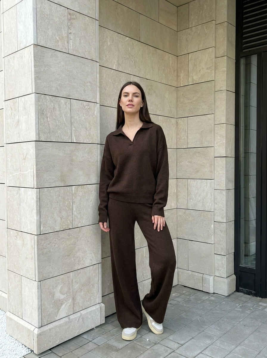 Éléa | Ensemble Décontracté à Pantalon Large