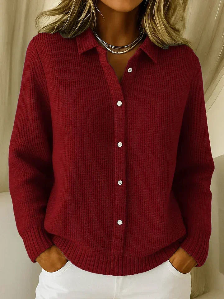 Garance | Cardigan Col Chemise Boutonné