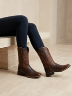 Valen | Bottes Cowboy Hautes En Cuir