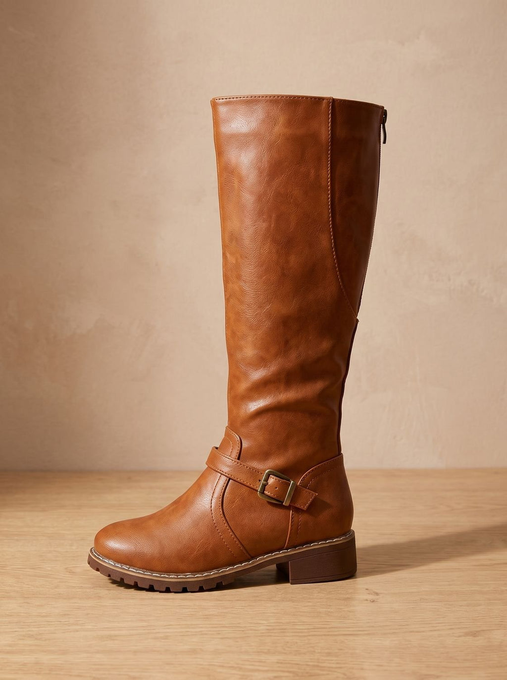 Manon | Bottes Hautes Cuir Boucle Cavalière