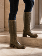 Solène | Bottes Hautes En Cuir