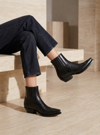 Noémie | Bottines Cowboy Brodées