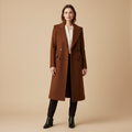 Mila - Manteau En Laine Ajusté