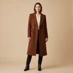 Mila - Manteau En Laine Ajusté
