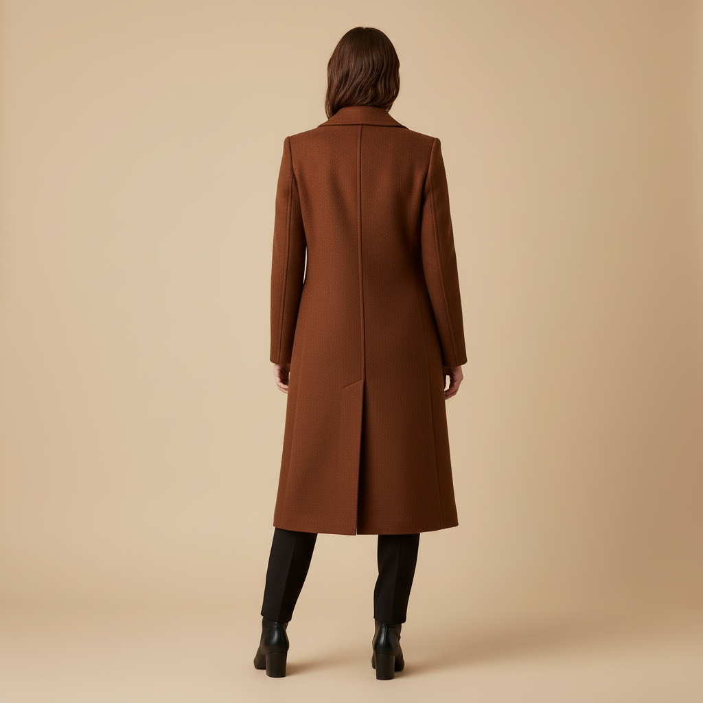 Mila - Manteau En Laine Ajusté