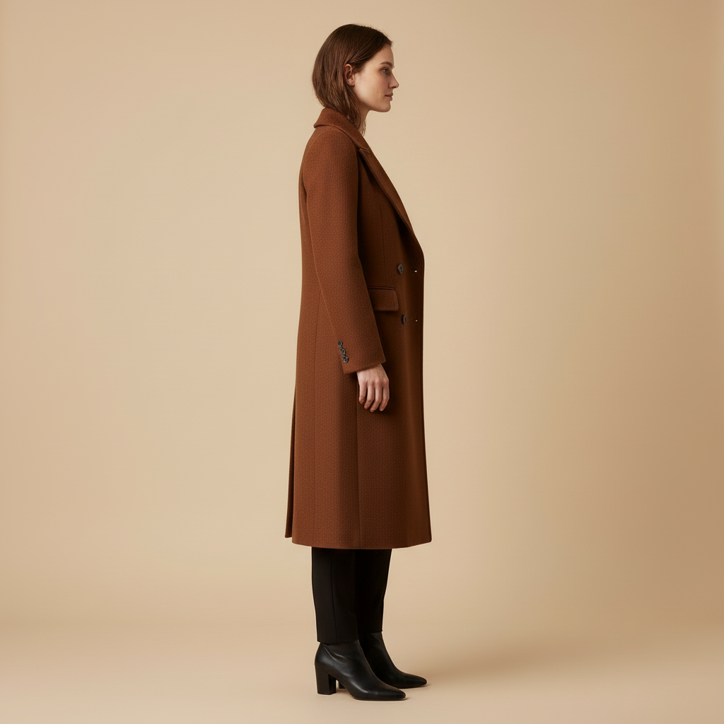 Mila - Manteau En Laine Ajusté