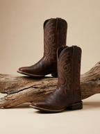 Valen | Bottes Cowboy Hautes En Cuir