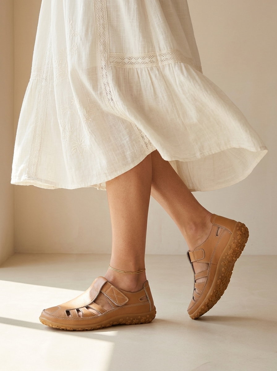 Clara | Chaussures Orthopédiques En Cuir À Enfiler