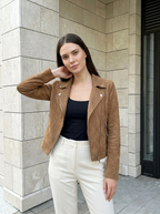 Amélia | Veste Biker Cintrée