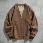Océane | Cardigan Oversize Zippé en Maille Épaisse