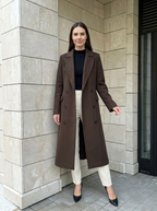 Elvire | Manteau Long Croisé