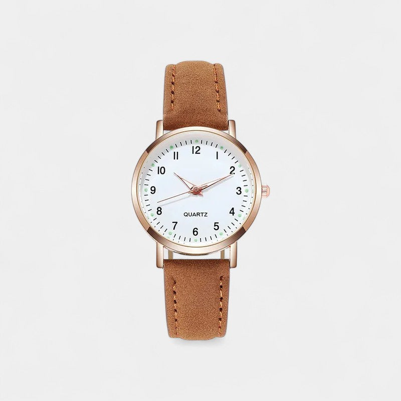Constance | Montre Bracelet Cuir Cadran Classique