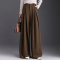 Charlotte | Pantalon Large Taille Haute Plis