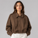 Arielle | Veste Bomber Suédine