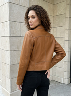 Maëlle | Veste Courte En Cuir