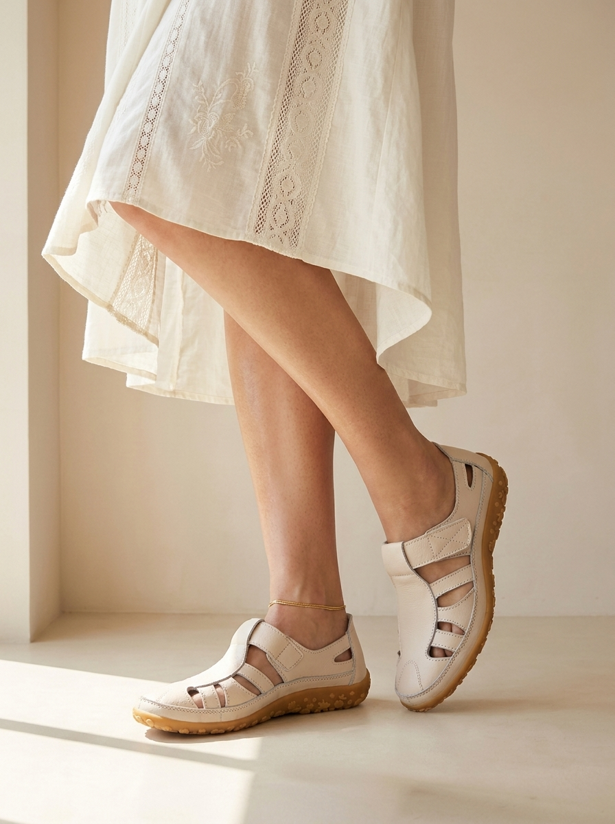 Clara | Chaussures Orthopédiques En Cuir À Enfiler