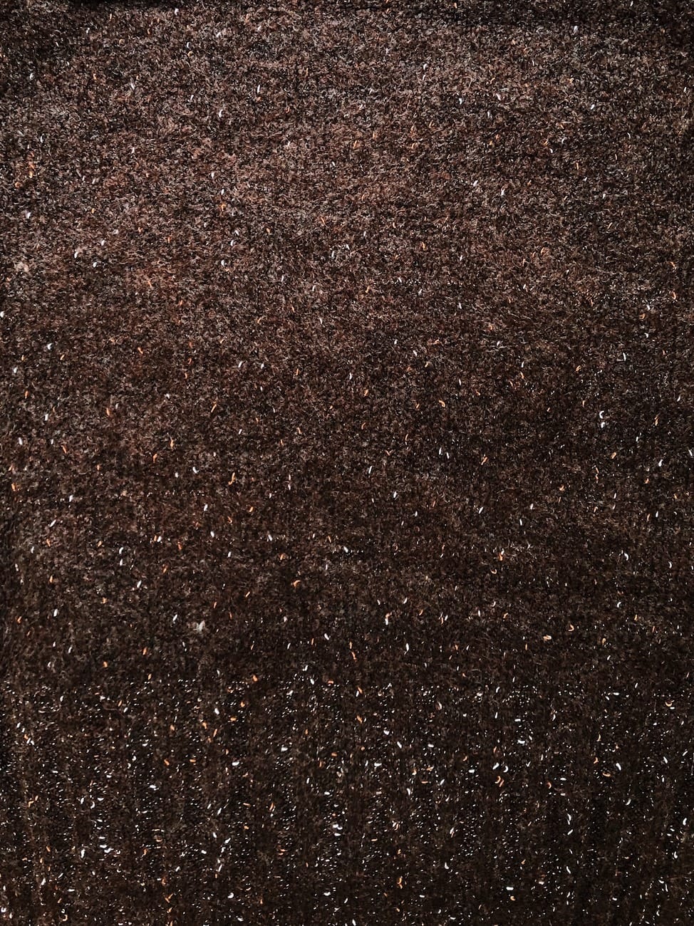 Éléonore | Pull Laine Col Montant Chocolat
