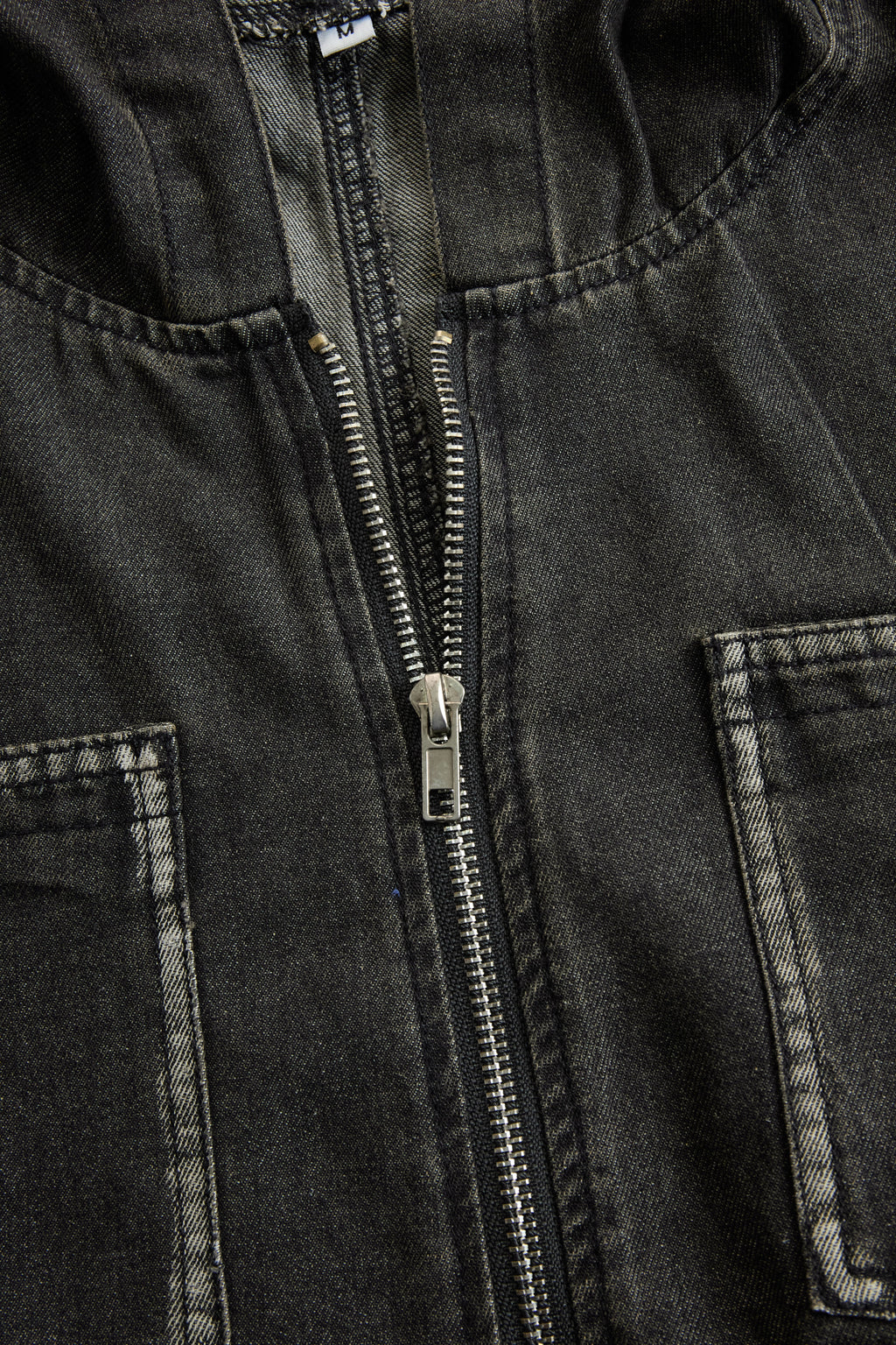 Maëlys | Combinaison Denim Capuche