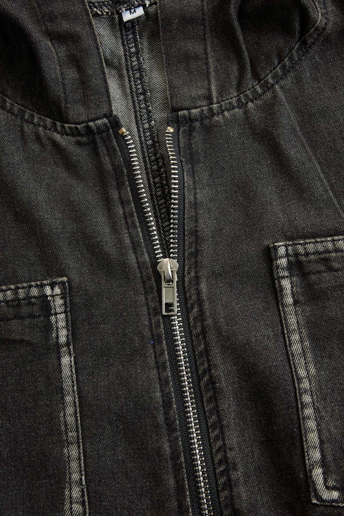 Maëlys | Combinaison Denim Capuche